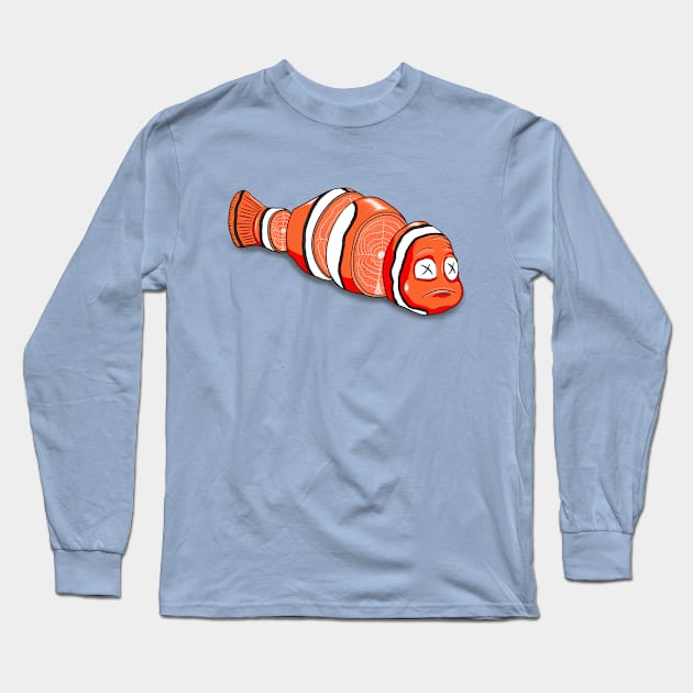 Sushi Nemo Long Sleeve T-Shirt by Hoovilation